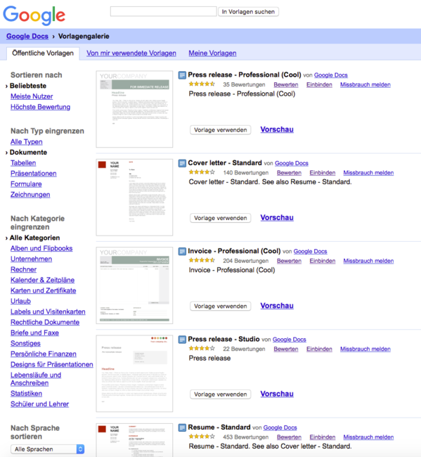 Gemeinsam Texte mit Google Docs erstellen Methoden Material wbweb